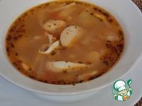 Фасолевый суп с кальмарами ингредиенты