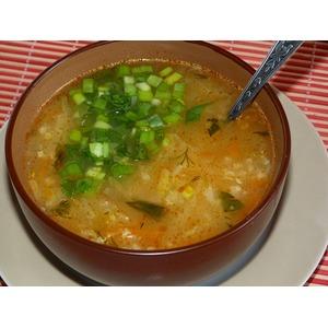 Овощной суп с пшенной крупой