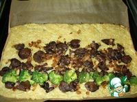 Картофельно-кабачковый рулет с грибами и брокколи ингредиенты
