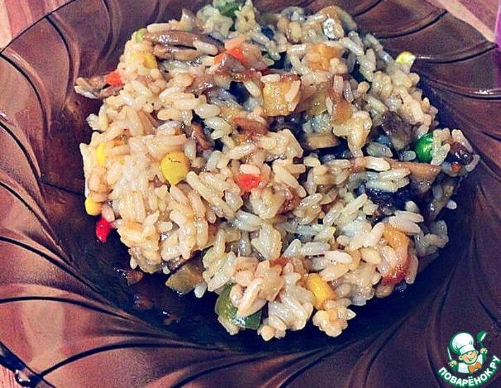 Рецепт: Китайский рис, как в коробочках