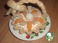 Тарт Корзинка с мандаринками ингредиенты