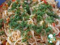 Спагетти с овощами ингредиенты