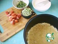 Пирог с копченой форелью и зеленым луком ингредиенты