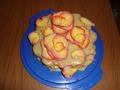 торт Королевы Елизаветы с засахаренными лепестками роз