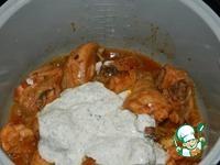 Курица в сметанно-чесночном соусе в мультиварке ингредиенты