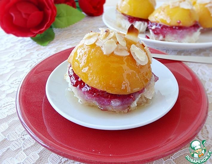 Рецепт: Фруктовый десерт Печеный персик