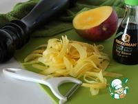 Витаминный салат из манго с кешью ингредиенты