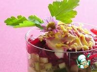Крабовый салат со свеклой ингредиенты