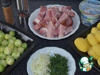 Картофель с окороком и брюссельской капустой ингредиенты