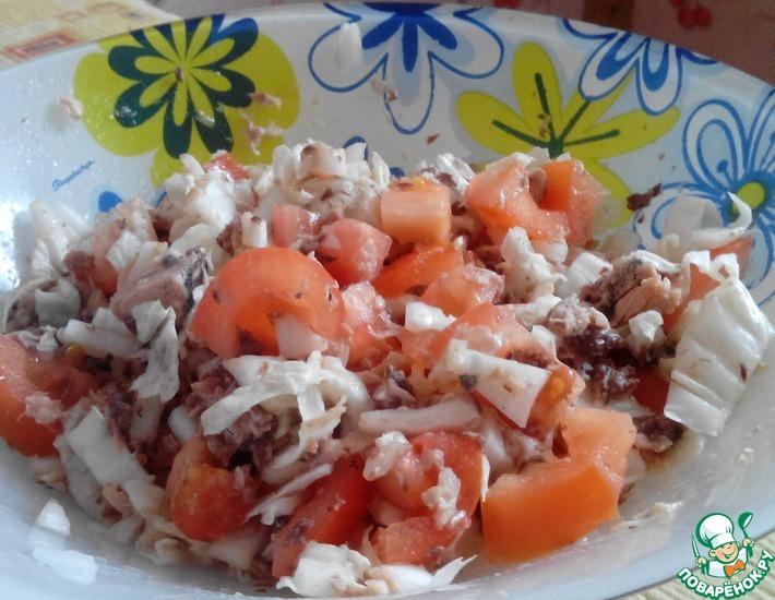 Рецепт: Салат с тунцом