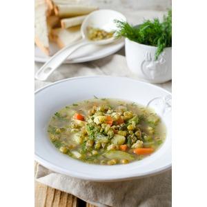 Постный суп с машем и овощами в мультиварке