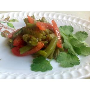 Салат из маринованной фасоли Паради