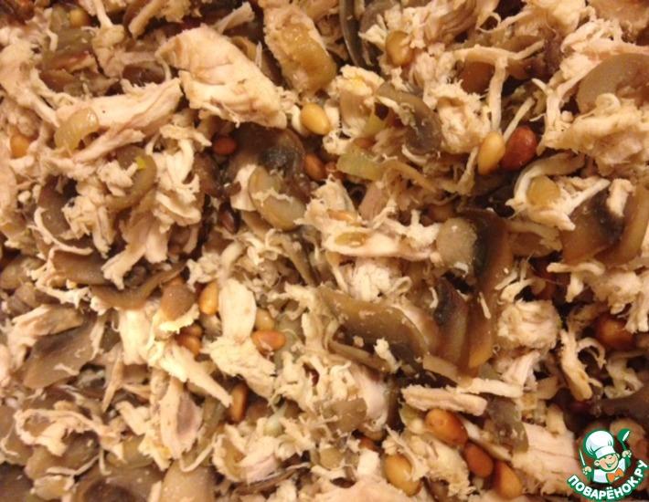 Рецепт: Салат куриный с грибами