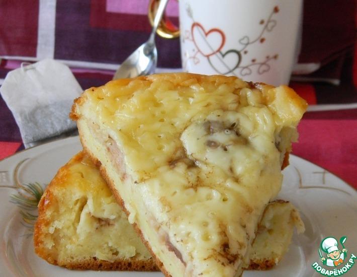 Рецепт: Сырный пирог с фрикадельками