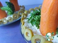 Сырно-овощной салат Сад на тарелке ингредиенты