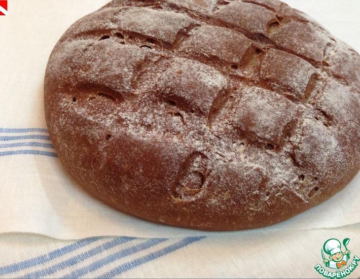 Рецепт: Ржаной хлеб на закваске по старинному русскому рецепту