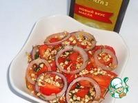 Овощной салат с пророщенной зелёной гречкой ингредиенты