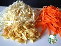 Салат из сельдерея, моркови и яблока ингредиенты
