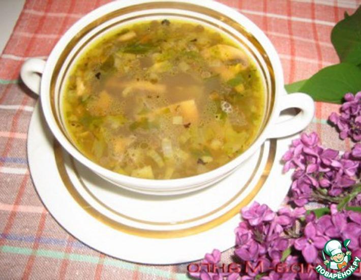 Рецепт: Утиный суп с чечевицей