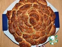 Турецкий чесночный хлеб Роза с базиликом ингредиенты