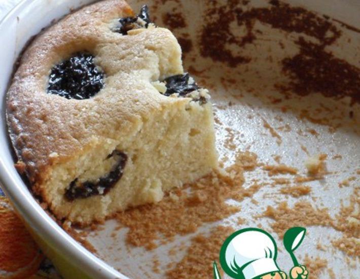 Рецепт: Бретонский пирог с черносливом "Осеннее утро"