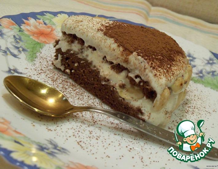 Рецепт: Шоколадно-ореховый торт