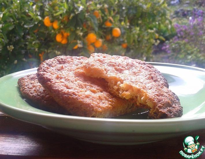 Рецепт: Овсяное апельсиновое печенье