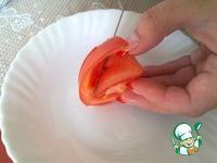 Закуска из помидора Цветок ингредиенты