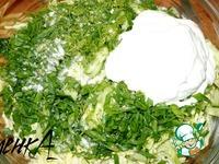 Зеленый салат с гренками ингредиенты