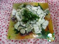 Салат из огурцов Свежесть весны ингредиенты