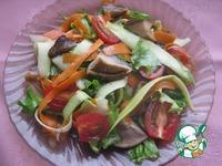 Овощной салат с маринованными грибами ингредиенты