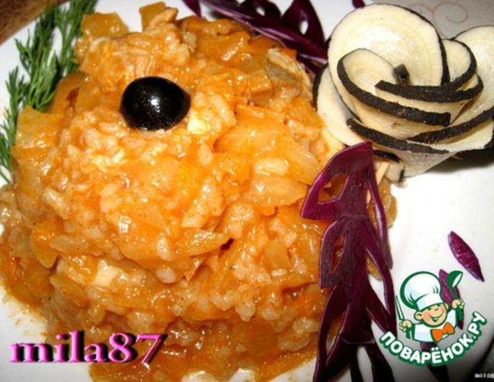 Рецепт: Болгарское блюдо Зеле с ориз