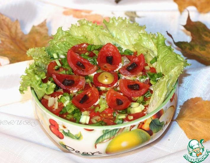 Рецепт: Салат с баклажанами «Сытный»