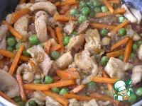 Соте из курицы с овощами и рисом ингредиенты