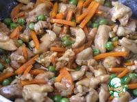 Соте из курицы с овощами и рисом ингредиенты