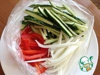 Салат куриный с битыми овощами ингредиенты