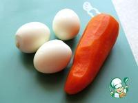 Салат из моркови, горошка и яйца ингредиенты