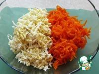 Салат из моркови, горошка и яйца ингредиенты