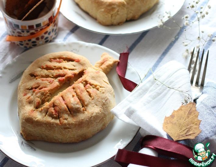 Рецепт: Мини-пирог с картофелем и фаршем Перевёртыш