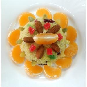 Десертный салат пшенно-цитрусовый