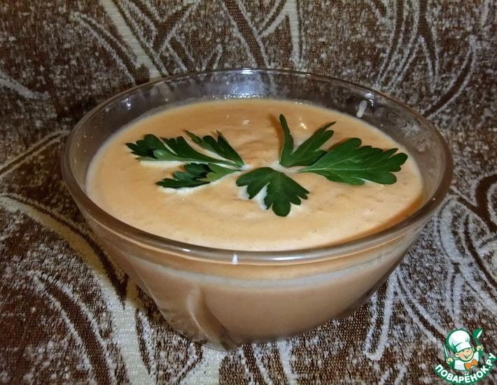 Рецепт: Тыквенный суп-пюре со сливками