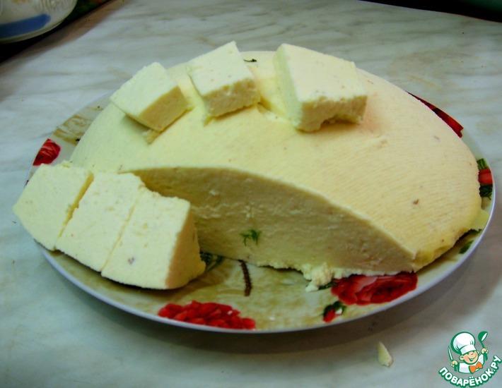 Рецепт: Домашний сыр Нежный