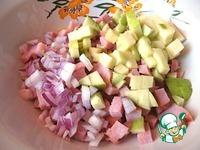 Салат с ветчиной и яблоком ингредиенты