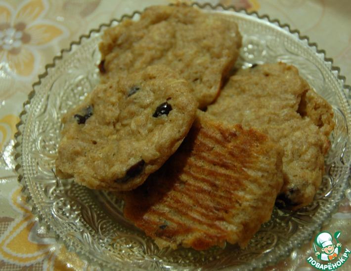 Рецепт: Ржано-овсяное печенье