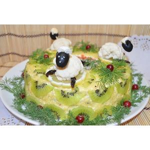 Новогодний салат «Малахитовый Браслет»