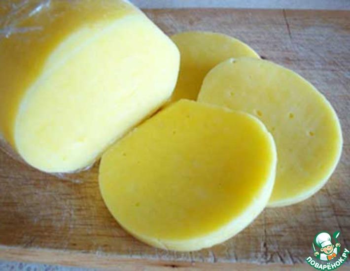 Рецепт: Домашний сыр из творога