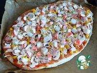 Ленивая пицца или открытый пирог ингредиенты