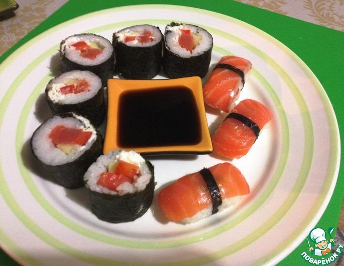 Рецепт: Нигири суши и роллы своими руками