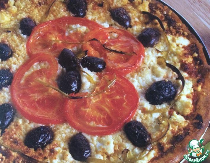 Рецепт: Пицца с фетой по&#8209;гречески
