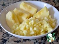 Картофельная бабка с луком-пореем ингредиенты